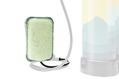 Geyser System Scrub Replacement Sponge for The Portable Shower & Cleaning Kit for Camping & Outdoor Recreation - Green