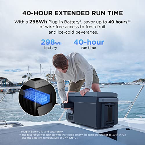 EF ECOFLOW GLACIER Portable Car Refrigerator with Extra Battery